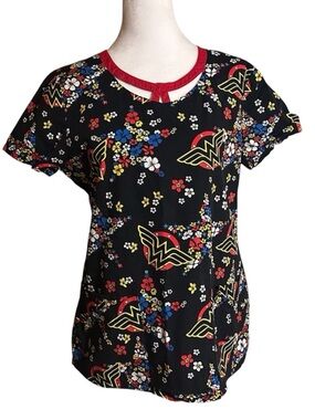 Wonder Woman Scrub Top